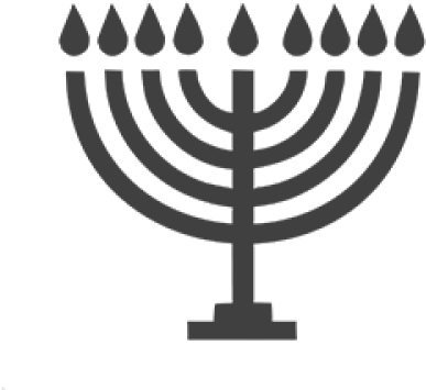Menorah - Menorah Png (500x500), Png Download