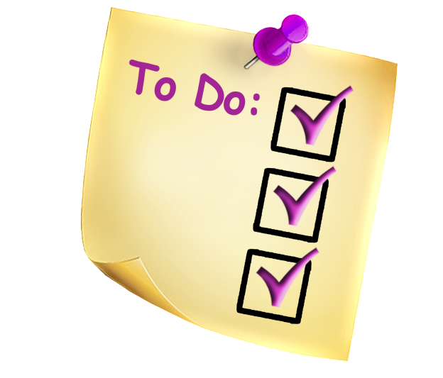 How My To-do List Helps Me Get & Stay Organized - Action Item (624x533), Png Download