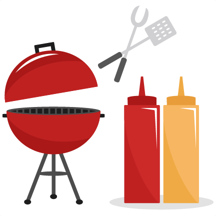 Awesome Bbq Grill Clipart Bbq Set Svg Cutting Files - Bbq Grill Clipart Png (432x432), Png Download