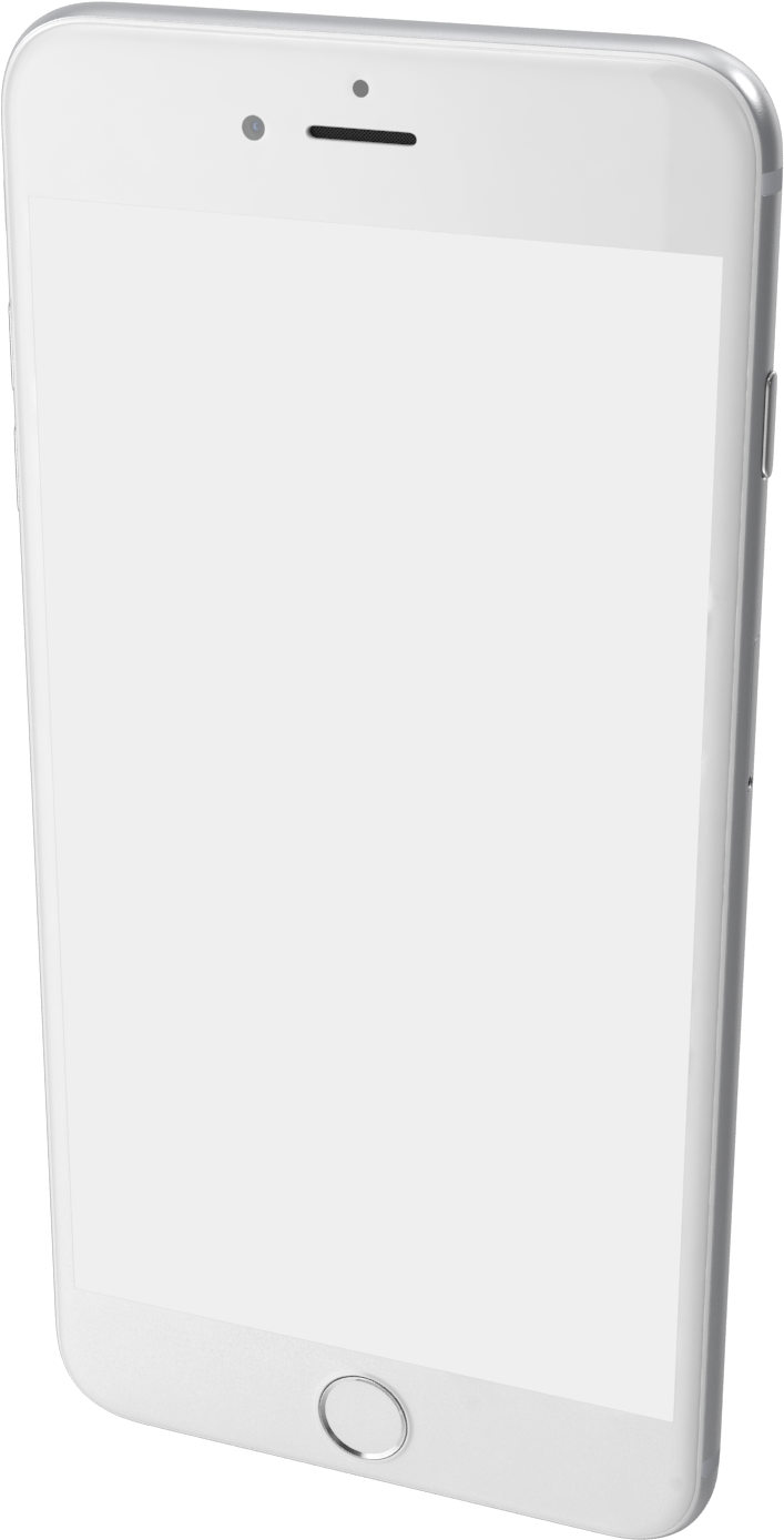 Iphone 6 Plus Silver Png Image - Smartphone (2048x2048), Png Download