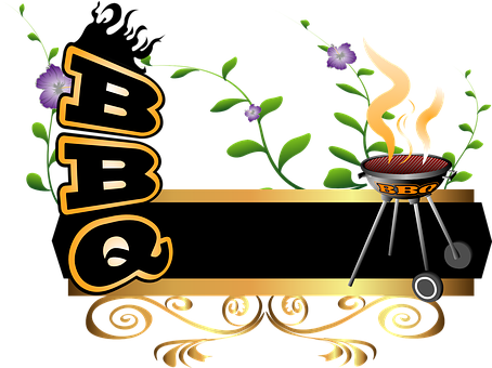 Bbq Barbecue Summer Food Party Eat Pork Ta - Bbq Recipe Journals: 110 Page 8x10 Blank Recipe Journal (454x340), Png Download