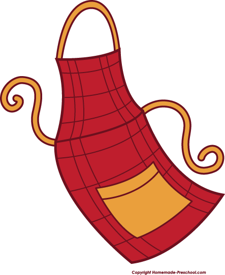 Art Blog Clip Art Bbq - Transparent Apron Clipart (443x542), Png Download