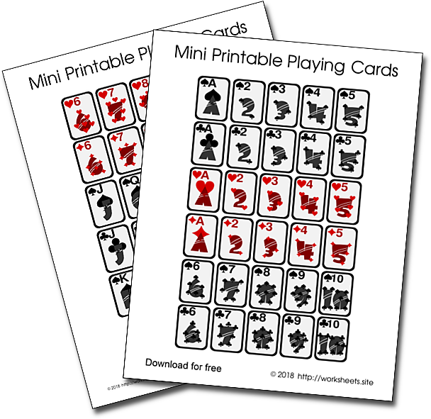download printable deck of cards full size png image pngkit