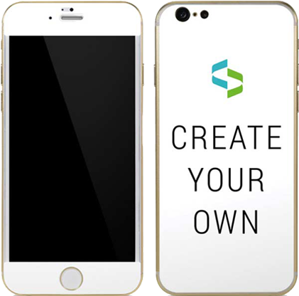 Iphone 8 Skin Template (600x415), Png Download