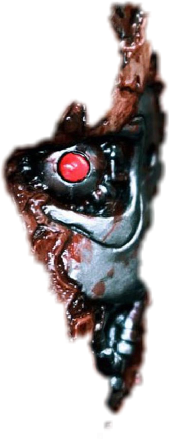 Download Terminator Clipart Picsart - Picsart Terminator Face Png