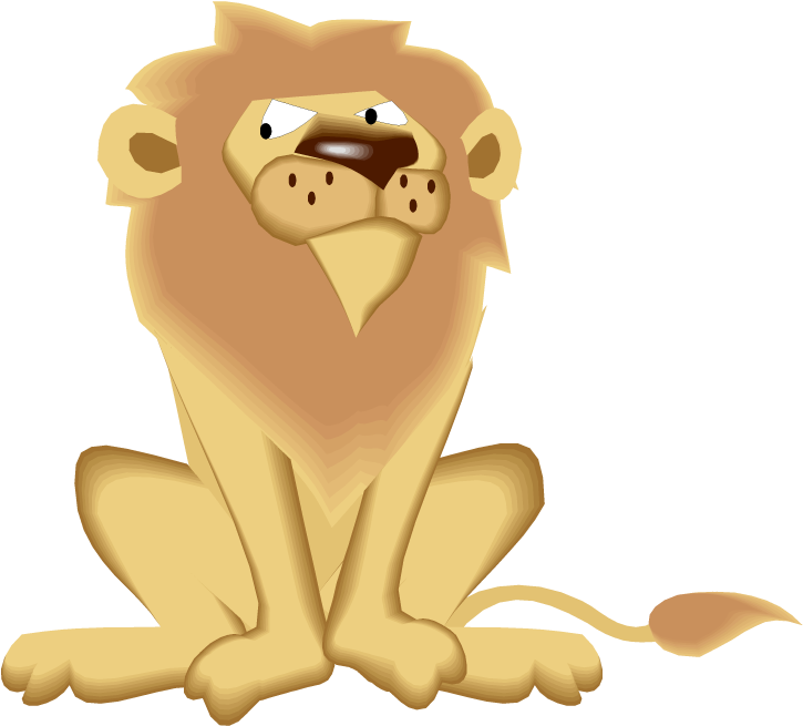 Free Lion Clipart - Behavior Of The Lion (750x701), Png Download