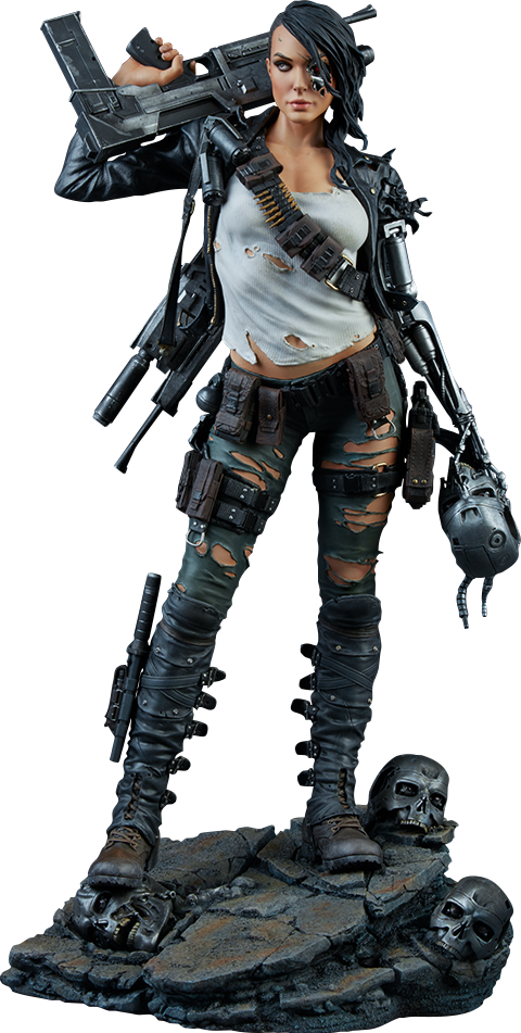 Rebel Terminator Statue - Rebel Terminator (480x951), Png Download