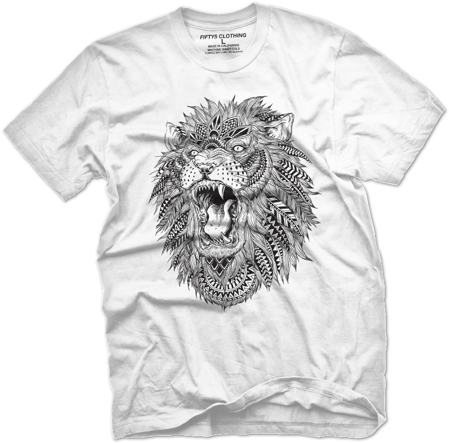 Lion Png - Bonneville Salt Flats T Shirt (955x957), Png Download
