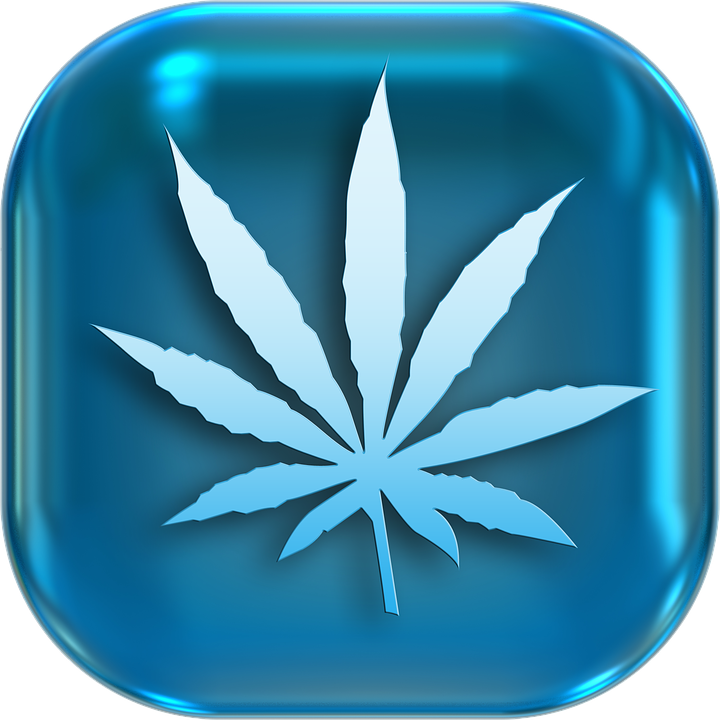 Marijuana Is Legalized In Canada - Gold Weed Leaf Sticker (720x720), Png Download