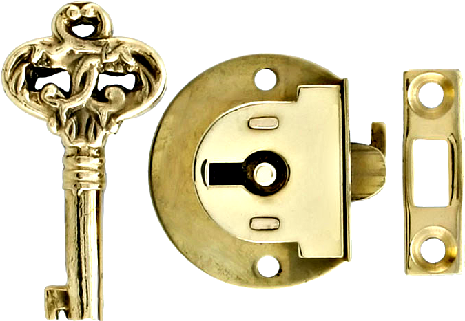 Knobs & Pulls, Antique Locks Hinges Skeleton Keys - Lock (833x552), Png Download