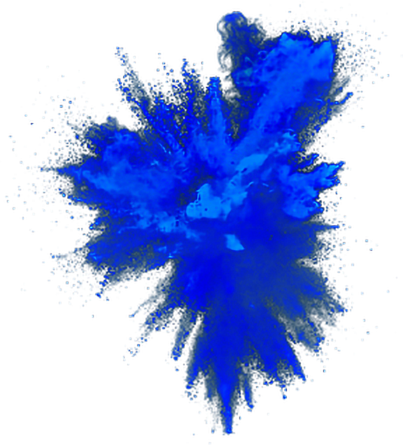 Download Blue Explosion Powder Blue Powder Explosion Png Full Size