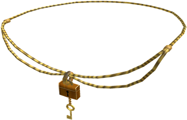 Lock N Key Necklace - Chain (420x420), Png Download