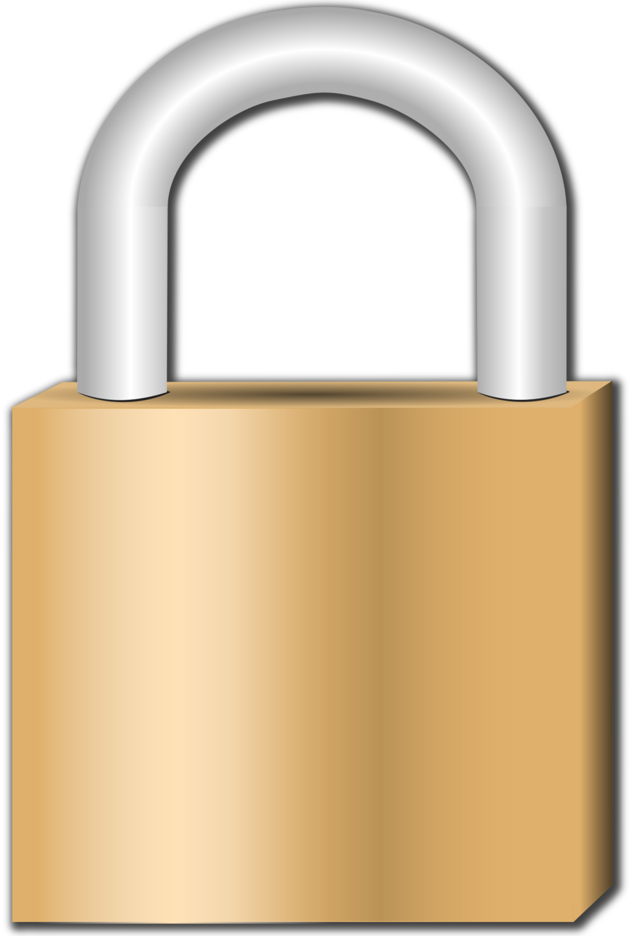 Download Padlock Clip Art Clipart Lock Clip Art Lock - Clip Art Lock (900x1334), Png Download
