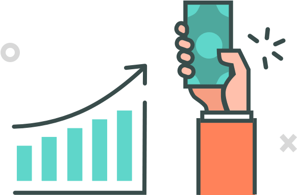 Increase Your Revenues - Increase Revenue Icon (600x500), Png Download