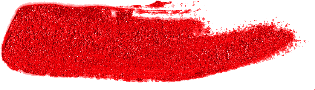 17 Red Lipstick Brush Stroke - Portable Network Graphics (1054x302), Png Download