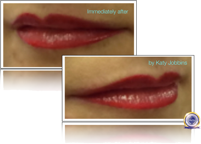 Immediately After Having A Watercolour Full Lip Tint - Lip Stain (688x533), Png Download