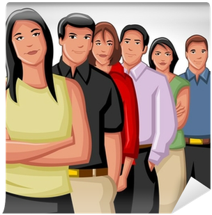 Group Of Business And Office People - Stock Illustration (400x400), Png Download
