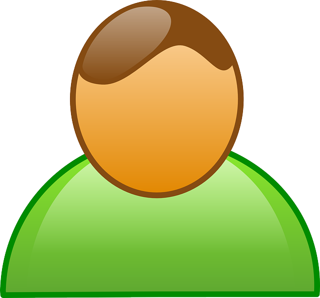 Brown, Green, Office, People, Man, Person, Orange, - Man Clip Art (640x596), Png Download