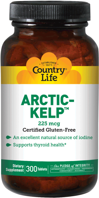 You Are Here - Country Life - Arctic-kelp 225 Mcg. - 300 Tablets (750x750), Png Download