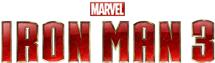 Ironman3 - Iron Man 3 Title Png (694x205), Png Download