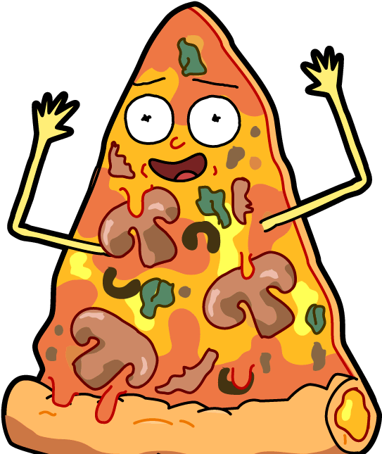 Pm-103 - Pocket Mortys Pizza Morty (562x650), Png Download