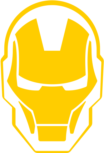 Iron Man 2 Logo Png Download - Pegatina Ironman (570x708), Png Download