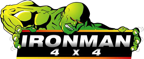 Iron Man - Ironman 4x4 Logo (546x225), Png Download