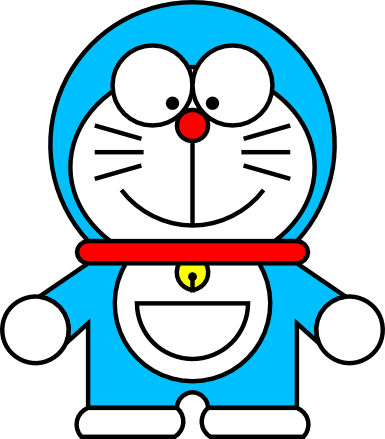 Doraemon In Svg Format Doraemon - Svg Format Svg (385x439), Png Download