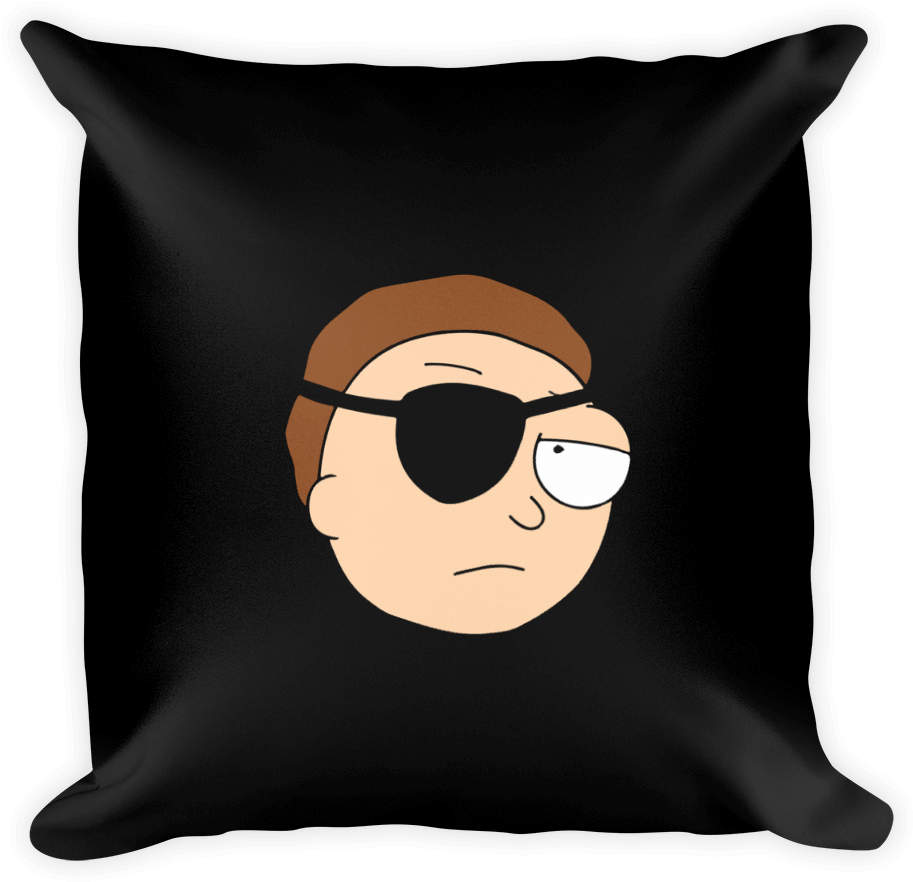 Evil Morty Pillow - Rinse Repeat (1000x1000), Png Download