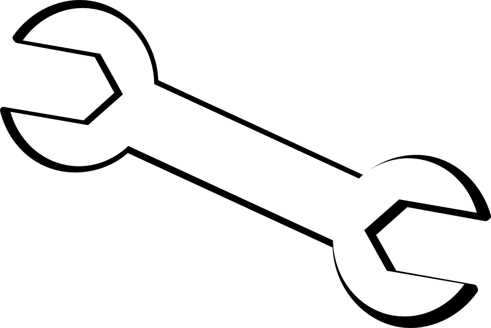 Wrench Clipart Png - Clipart Wrench (600x401), Png Download