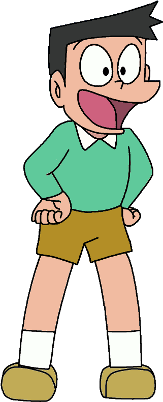 Doraemon Transparent Wikipedia - Nobita Png (443x861), Png Download