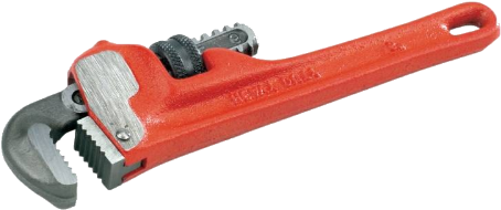 Pipe Clipart Plumber Tool - Pipe Wrench 3 (500x244), Png Download
