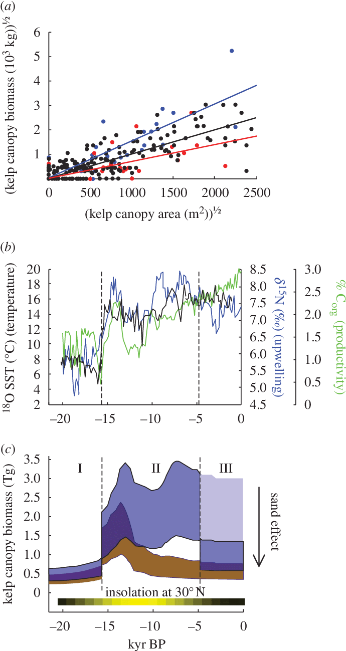 Reconstruction Of Kelp Forest Productivity Since The - Northern Pacific Kelp Forest On Map (696x1302), Png Download
