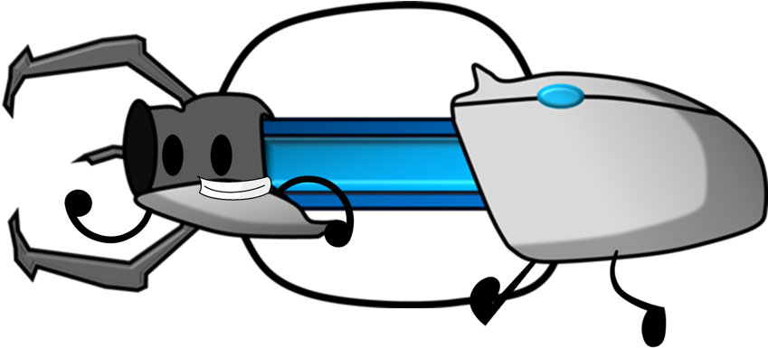 Portal Gun - Portal Gun Clipart (848x394), Png Download