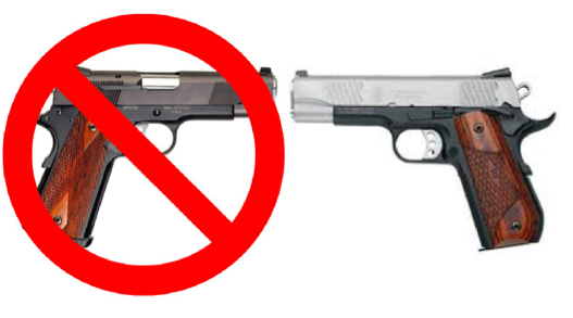 Gun Project Screen On Flowvella Presentation Software - Smith And Wesson 1911 (599x339), Png Download