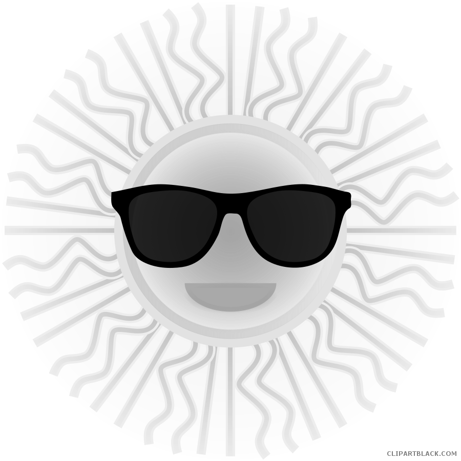 Sun With Sunglasses Clipart Sunglasses Clip Art - Sun With Sunglasses (900x900), Png Download