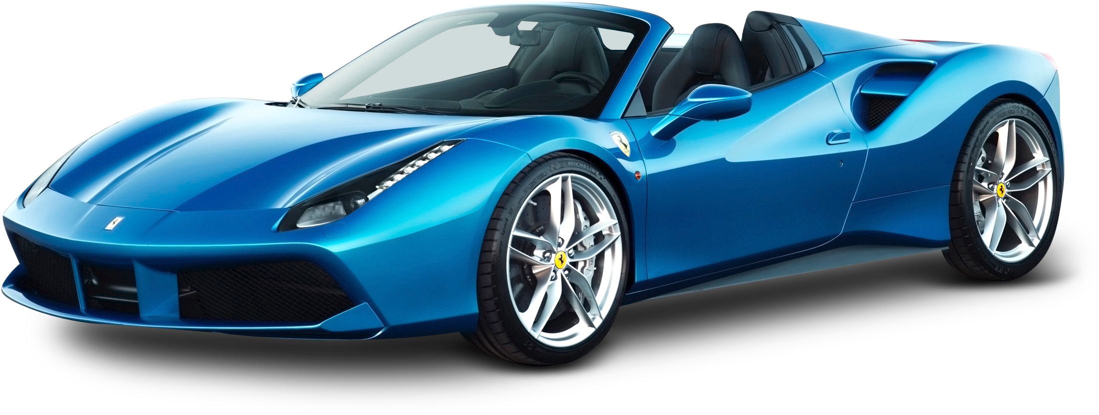 Ferrari 488 Spider Png (2396x1008), Png Download