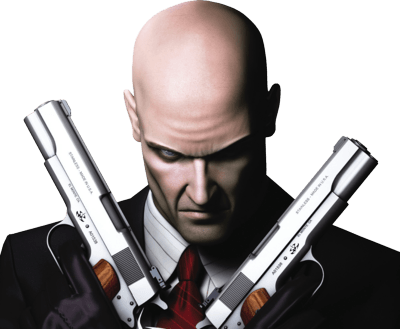 Hitman Two Guns Png - Hitman Contracts (400x329), Png Download
