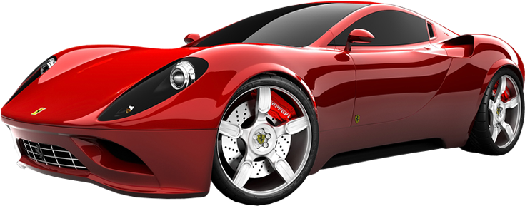 Ferrari .png (850x294), Png Download