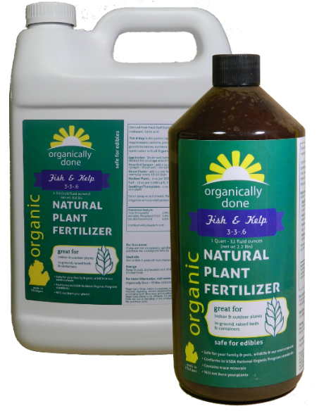 Organically Done - Organic Fish & Kelp (2.9-3-0.4) (514x600), Png Download