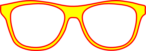 Glasses Clipart Brown - Glasses Frames Clipart (600x210), Png Download