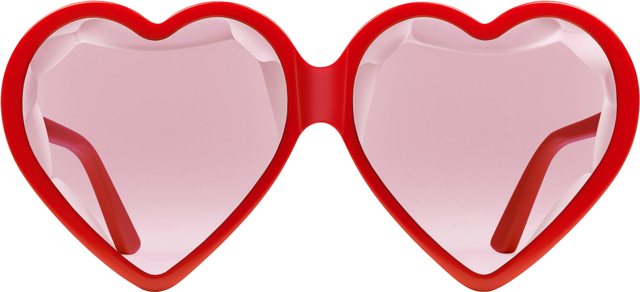 If Sunglasses Had Superpowers, They'd Look Like This - Gucci Heart Frame Sunglasses Seen (2400x2400), Png Download