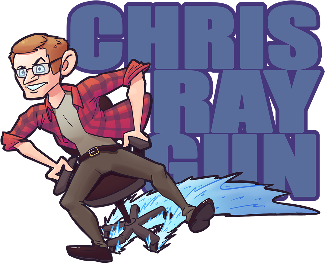 Author Comments - Chris Ray Gun Png (1500x1500), Png Download