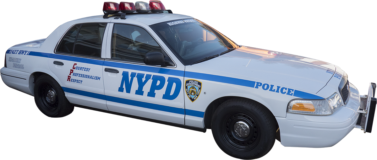 Nypd Ford Crown Victoria P71 Police Interceptor - American Police Car Png (1200x510), Png Download