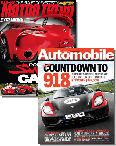 Motor Trend Automobile Magazine - Automobile Magazine (391x491), Png Download