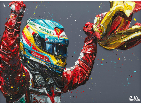 Alonso Paul Oz Hand Embellished Art - Paul Oz Alonso (450x450), Png Download