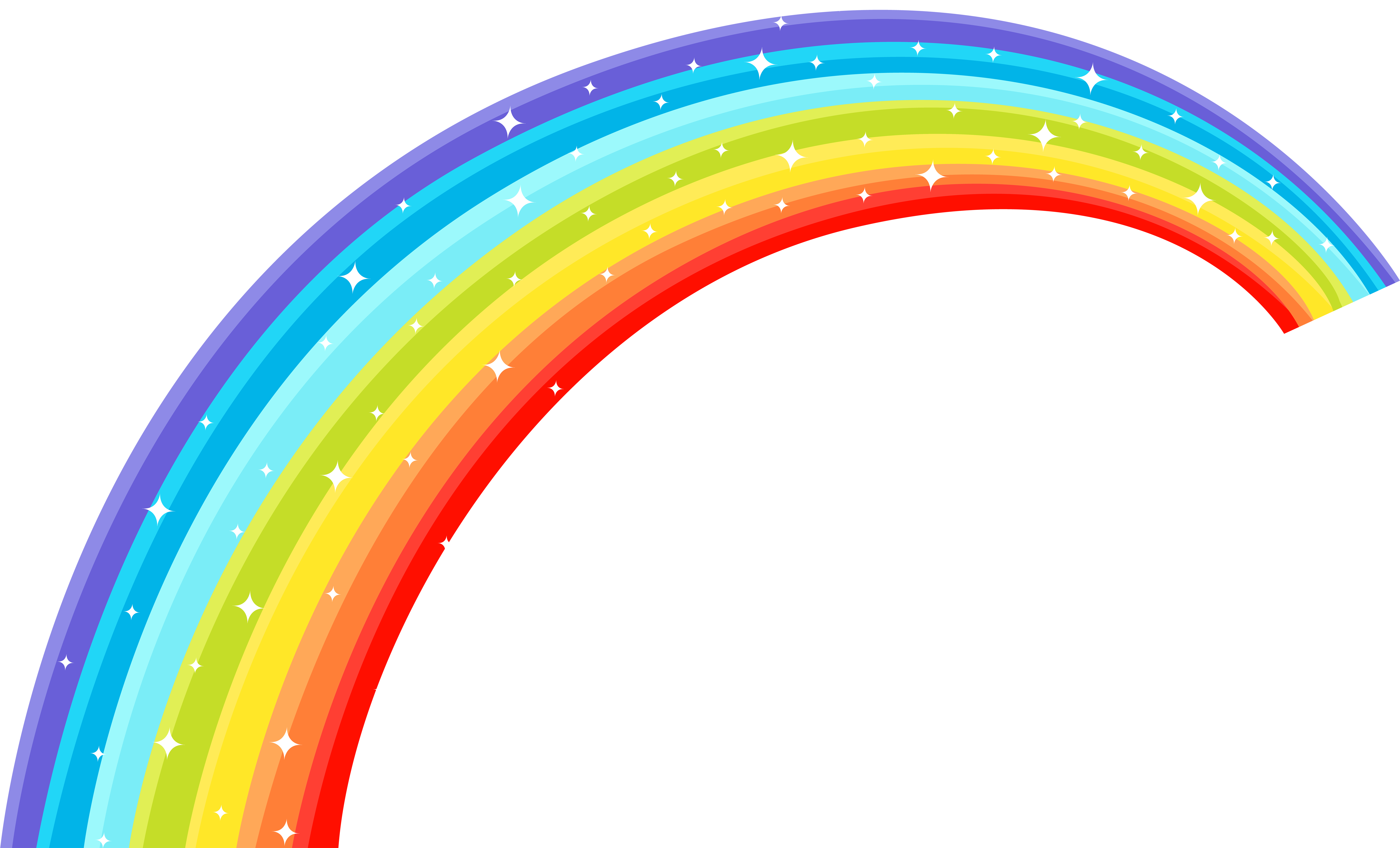 Water Color Rainbow Png (8000x4794), Png Download