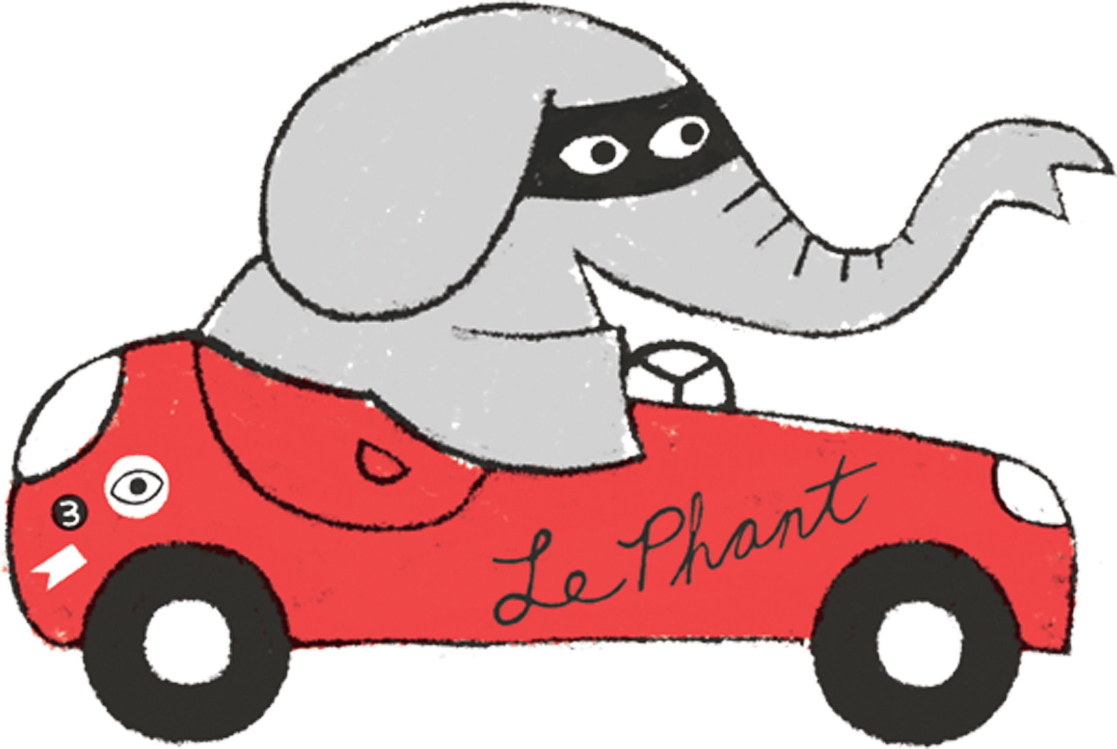Tattly Temporary Tattoos / Animal Driver Set (3000x3000), Png Download