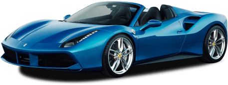 2018 Ferrari - Ferrari 488 Spider 2017 Png (464x363), Png Download