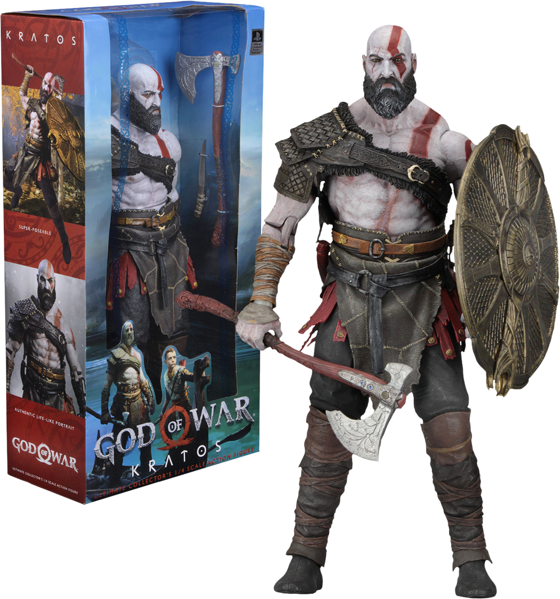 God - Kratos Neca God Of War 4 (1121x1200), Png Download